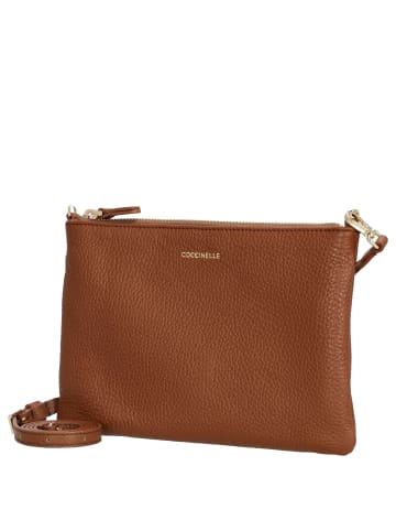 COCCINELLE Best Crossbody - Umhängetasche S 22 cm (ribes) in cognac