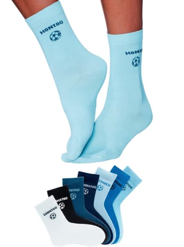 H.I.S Socken in bunt-blau