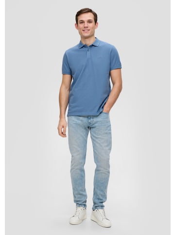 s.Oliver Polo-Shirt kurzarm in Blau