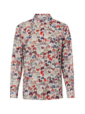 Bluse in mehrfarbig ecru - 0001
