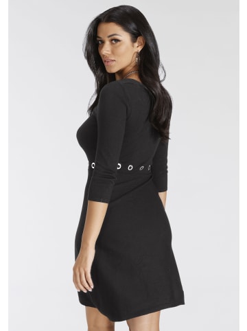 Melrose Strickkleid in schwarz