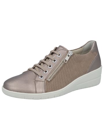 Solidus Damen- Schnürschuhe Helia - Weite H in Beige