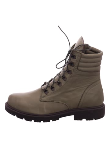 Esgano Damenschnürrstiefel kalt flach  in  Grün