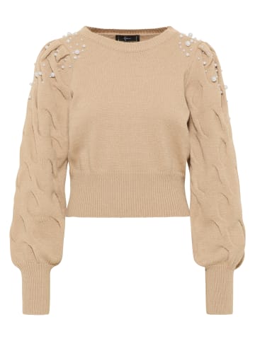 faina Strickpullover in Beige