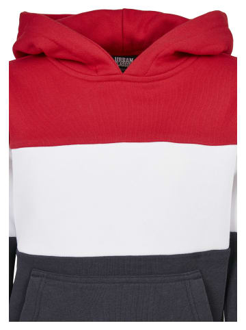 Urban Classics Sweat & Fleece - Hoodies in fire red/white/navy