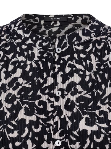 OPUS Tunikabluse Famelia in schwarz beige