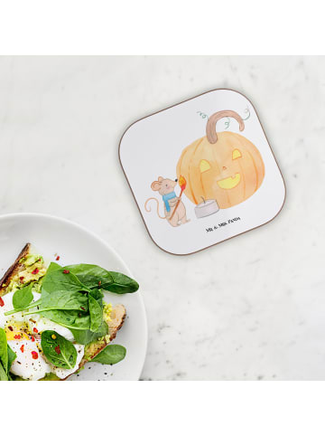 Mr. & Mrs. Panda Coaster Kürbis Maus ohne Spruch in Weiß