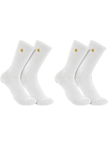 CARHARTT  Socke "Midw. Crew SC2252" in Weiß