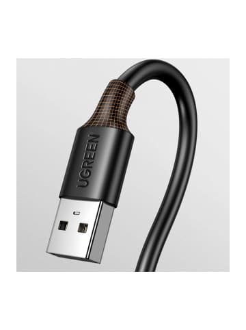 Ugreen Ugreen USB-Kabel - USB 2.0 480Mbps schwarz 1,5m in Schwarz