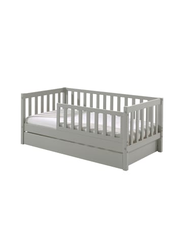 58 aufm Kessel JUNIORBETT Karie 148x60x76 aus Massivholz+MDF in Grau