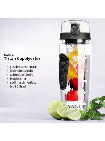 LA VAGUE VITALITY Trinkflasche mit Einsatz in rosa