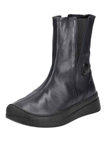softinos Stiefelette in Navy/Schwarz