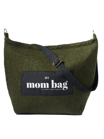 nordic coast company  Mom Bag Teddy Bouclé , XL Felltasche, Wickeltasche, Shopper Bag