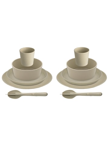 koziol 10er Set Geschirrset Connect Set Helsinki in beige