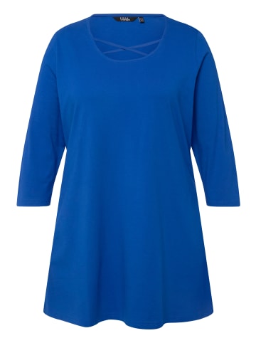 Ulla Popken Longshirt in mittelblau