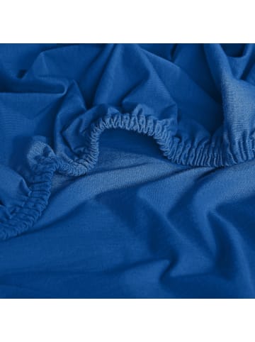 Erwin Müller Single-Jersey Kinder-Spannbettlaken Murnau in blau