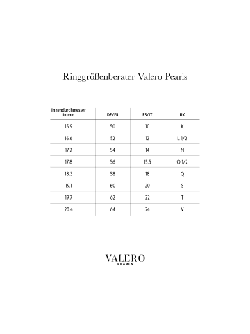 Valero Pearls Ring Sterling Silber Zirkonia Süßwasser-Zuchtperle in silber