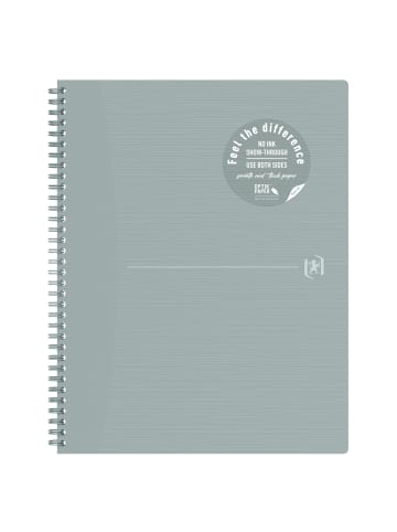 Oxford Notizbuch Origins 400150003 A4+ 70 Blatt grau liniert