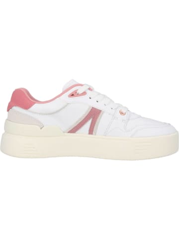 Lacoste Schnürschuhe in white/lt pink