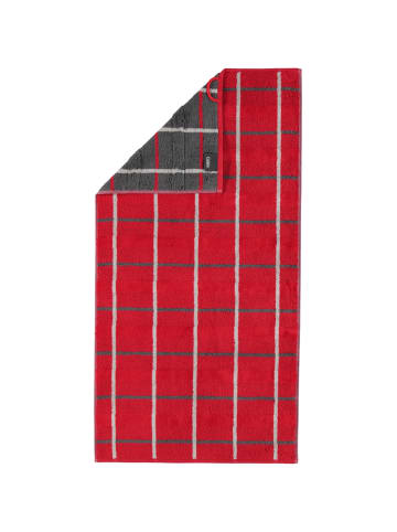 Cawö Handtuch Noblesse Square 1079 27 Rot in Rot