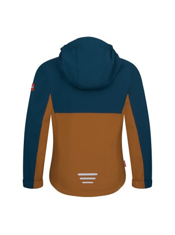 Trollkids Softshelljacke Kristiansand in glow blue/navy