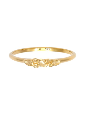 Elli Ring 375 Gelbgold Blume in Gold