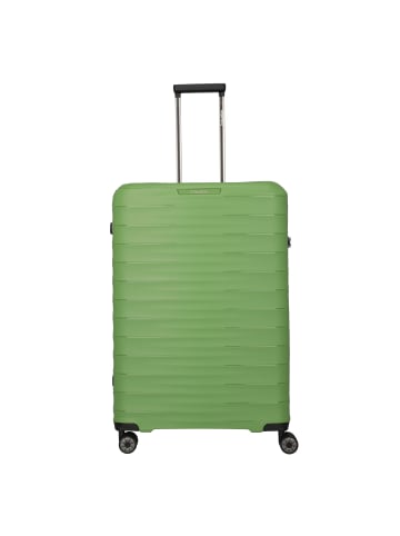 travelite Mooby 4 Rollen Trolley L 77 cm mit Dehnfalte in grün