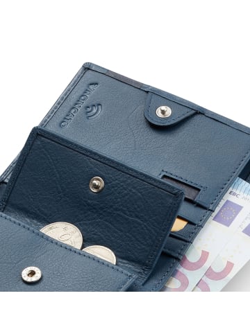 Roncato Monaco Geldbörse RFID Schutz Leder 9 cm in denim