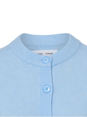 SAMSOE & SAMSOE Strickjacke Sanoura in hellblau - 0003