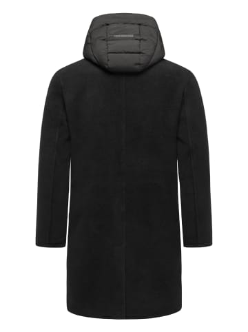 STONE HARBOUR Wollmantel Thiagoo XX in Black