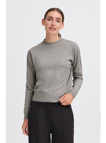 Oxmo Strickpullover OXISCANNY LS in Grau