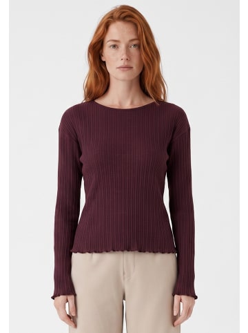 Organication Longsleeve "WOR22208" in Dark Wine
