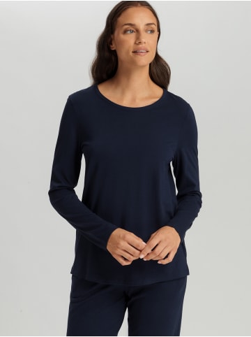 Hanro Longsleeve Sleep & Lounge in deep navy