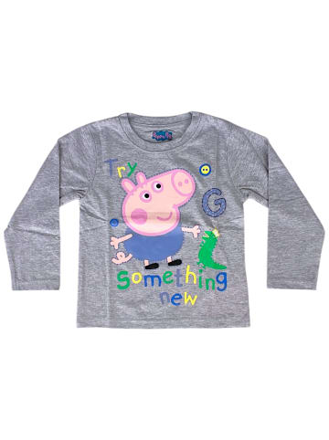 Peppa Pig Langarmshirt Peppa Pig George in Grau