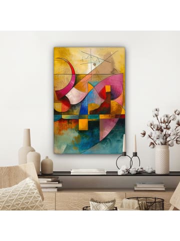 MuchoWow Poster mit Leiste Geometrie  (BxH)