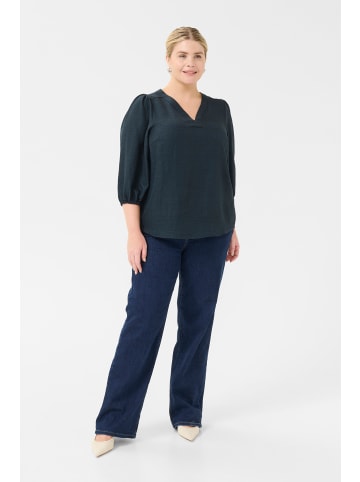 KAFFE curve Langarm-Bluse KCellinor in Ponderosa Pine CC