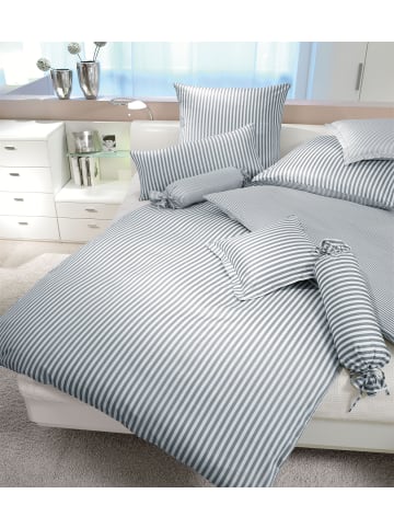 Janine Baumwoll Bettwäsche modernclassic in grau