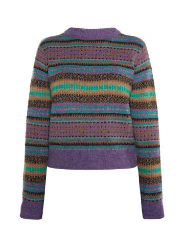 usha FESTIVAL Strick Pullover in Violett Mehrfarbig