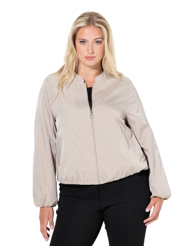 Ulla Popken Kurzjacke in dunkles kitt