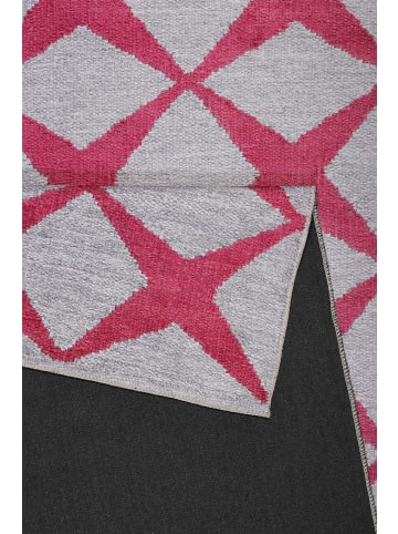 Esprit home Teppich "CALEDON" in Sand/Burgunder