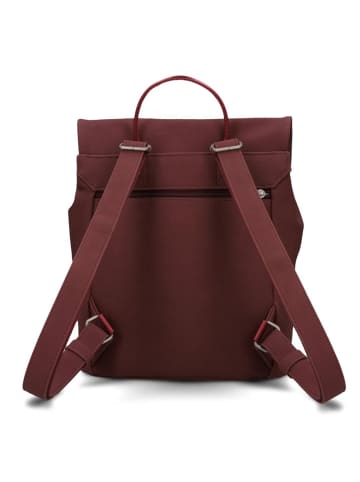 Zwei Mademoiselle.M City Rucksack 29 cm in rubin