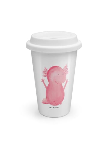 Mr. & Mrs. Panda To Go Becher Axolotl Hurra ohne Spruch in Weiß