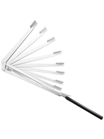 tectake Automatischer Fensteröffner  einfache Montage, silber