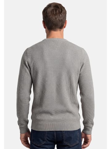 Lerros Pullover Basic in Rot / grau