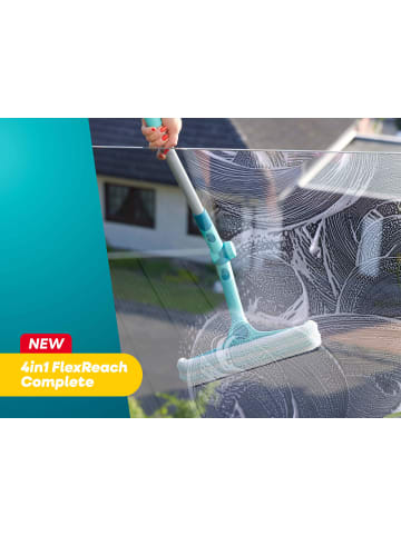 Leifheit  Set Fensterreinigung 4in1 FlexReach Complete türkis grau weiß 36,5x24,0x70,0cm