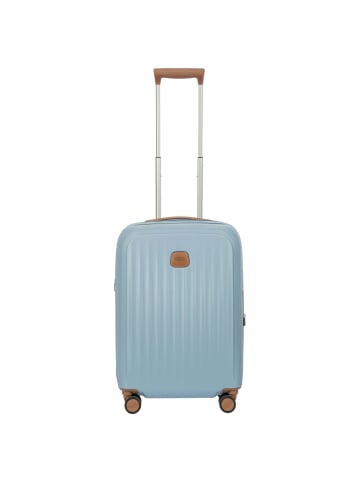 BRIC`s Taormina - 4-Rollen-Kabinentrolley S 55 cm erw. USB (hellblau) in hellblau