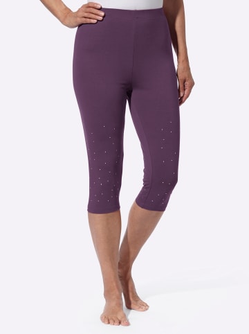 Sieh an! Caprileggings in traube