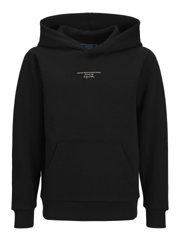 JACK & JONES Junior Kapuzenpullover in Black