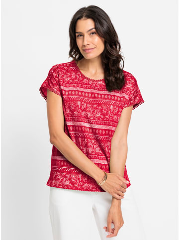 WITT WEIDEN Print-Shirt in erdbeere-ecru-bedruckt