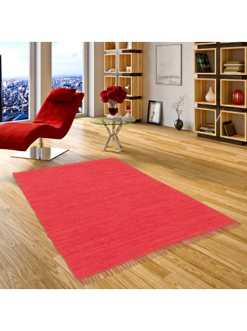 Pergamon Natur-Teppich Jolly Cotton in rot